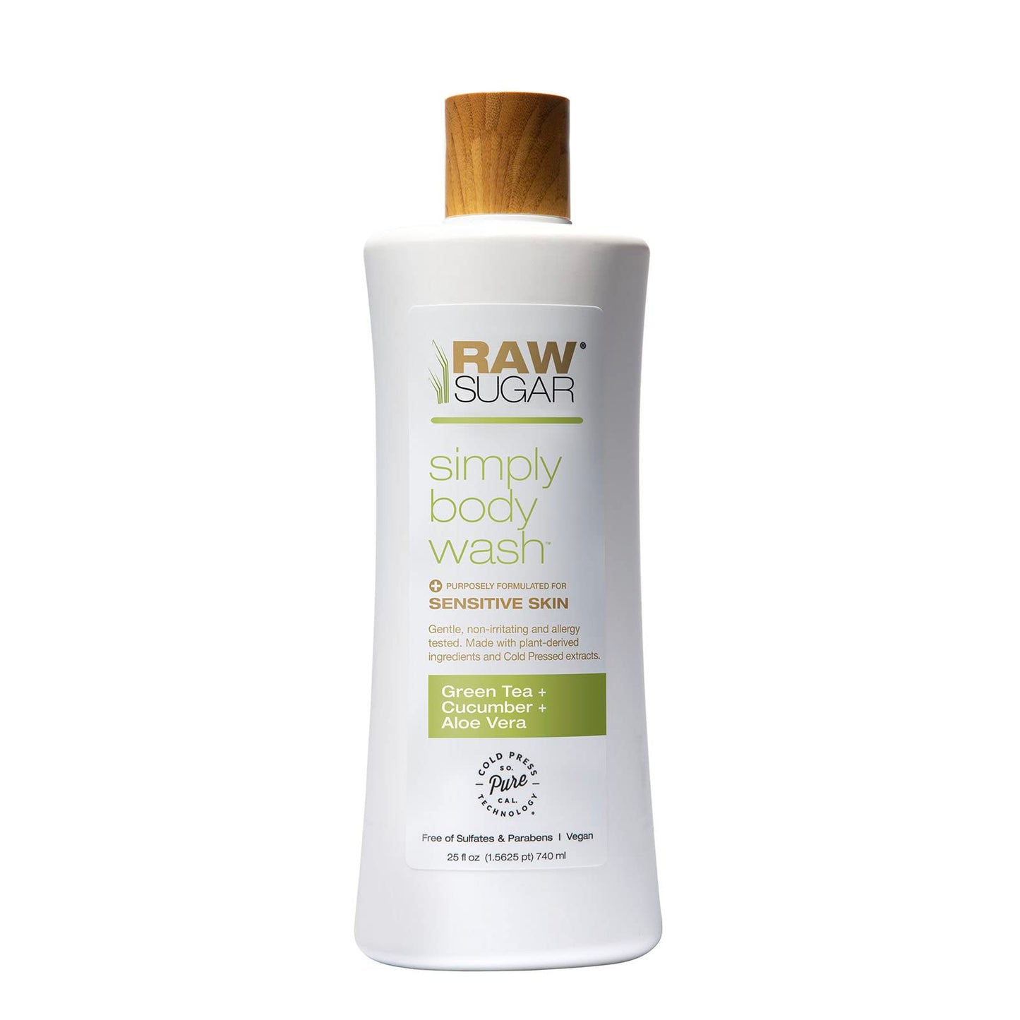 RAW SUGAR Simply Body Wash, Beach Rose + Coconut Milk + Shea (25 Fl Oz, Pack of 3) Sensitive Skin Bath Soap, Formulated without Sulfates & Parabens…
