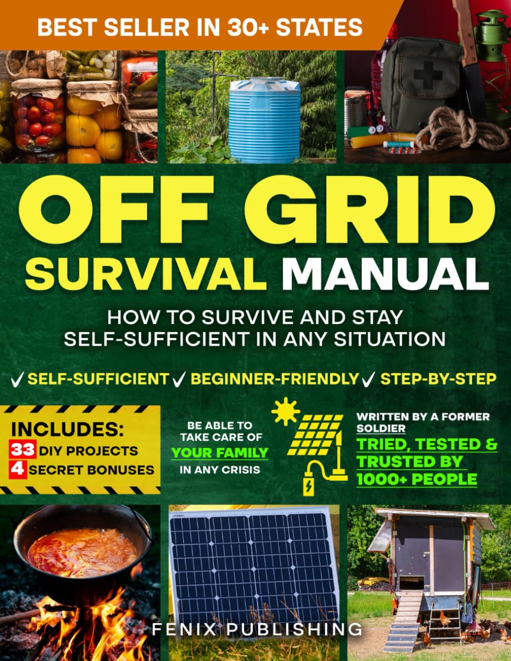 Off Grid Survival Book: Diy Survival Project Book - No Grid Survival Guide