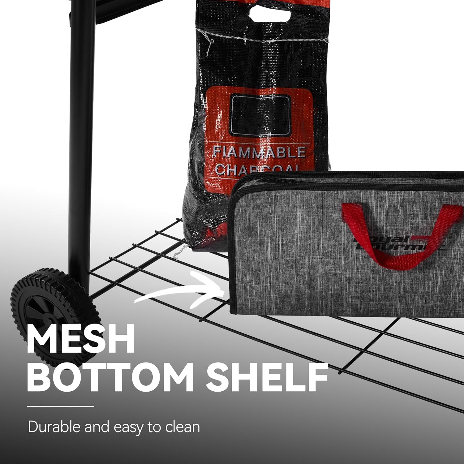 Royal Gourmet CC1830S 30" BBQ Charcoal Grill and Offset Smoker | 811 Square Inch cooking surface, Outdoor for Camping | Black